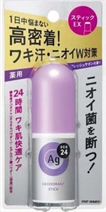 まとめ得 ＡＧデオ２４ デオドラントスティックＥＸ（ＳＶ）（医薬部外品） x [4個] /h