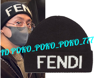 即決 定価55,000円 SNOWMAN 佐久間大介さん 私物 フェンディ FENDI ニット帽 ニットキャップ ニット 帽子 キャップ ゆうパック送料無料