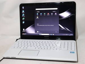 Core i7 ★ SVEシリーズ 最上位 ★ VAIO ホワイト★ win 11 pro ≪ 大容量 仕様 ≫メモリ16G/SSHD１TB /WiFi/WebCam/Blu-ray/office 2019