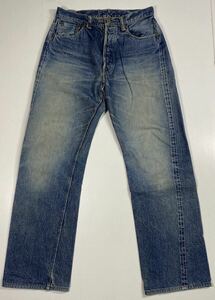 【W31 L31】USED STUDIO D’ARTISAN Denim Pantsステュディオダルチザン デニム パンツ 革パッチ T358