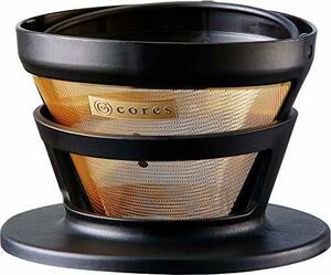 cores コレス コーヒー ドリッパー ゴールドフィルター カップに直接セットするだけ 2~4杯用 丸山珈琲 共同開発