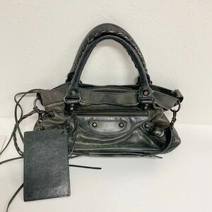 営ST257-80◆ BALENCIAGA バレンシアガ ザ ファースト N°2885 Q 103208 2WAY ハンドバッグ ショルダーバッグ 