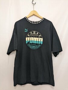 PUMA プーマ DIAMOND TEAM OVERSIZE TEE オーバーサイズTシャツ 575357-01 サイズ：US XL カラー：ブラック