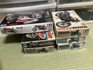 TAMIYA タミヤ　6個セット　RZ250 RGB500 YZR500 CB1100R KR500 RC166