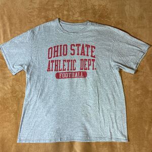 OHIO STATE 半袖Tシャツ グレー系 古着