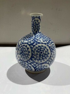 柏0725 花瓶 花器 旧家蔵出 古美術 花入 古玩 インテリア 骨董品 陶器