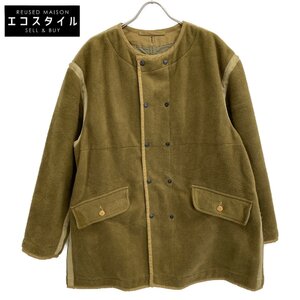 NIGEL CABOURN ナイジェルケーボン 80470030010 カーキ リバーシブルボアフリースライナーコート カーキ 52 コート コットン メンズ 中古