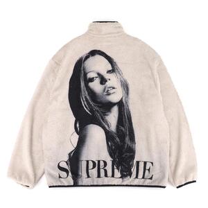 XXL supreme Kate Moss Fleece Jacket natural ケイト・フリース 