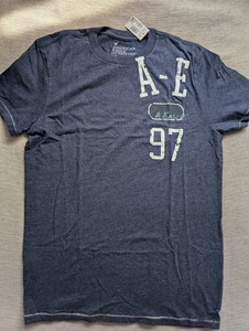 * 1点のみ * 正規品 アメリカンイーグル Tシャツ バクプリ AE Graphic T-Shirt S / Navy *