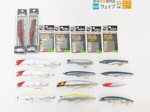 タックルハウス フィード 155mm 28G、ガイア エリア10 EVO、シマノ ゴリアテ HI 145F ジェットブースト 他 計19点 未使用＆中古