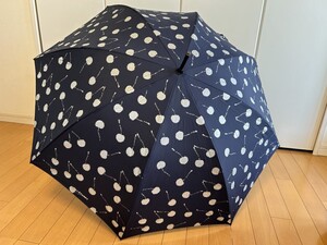 ☆送料無料☆新品☆ジルスチュアート/長傘雨傘/さくらんぼラメネイビー