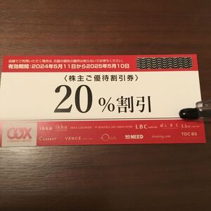 コックス 株主優待券 20%割引