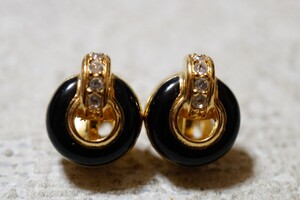 612 Christian Dior/クリスチャンディオール イヤリング 両耳揃い 海外 ブランド ヴィンテージ アクセサリー Dior ゴールドカラー 装飾品