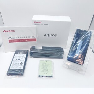 【新品同様！判定○】docomo AQUOS ケータイ　SH-02L　ブルーブラック　付属品完備　管理番号Z0297