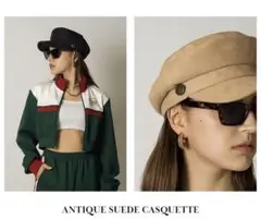 ACLENT Antique suede casquette 新品未開封