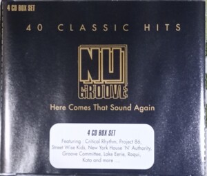 廃盤 超レア！ NU Groove 4CD コンピレーション Here Comes That Sound Again Deep House Classic NY 