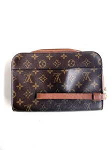 【即決/訳アリ】 LOUIS VUITTON ルイヴィトン オルセー モノグラム M51790 セカンドバッグ AR0096 ストラップ付 クラッチバッグ ブラウン