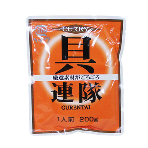 同梱可能 レトルトカレー　具連隊　厳選素体がごろごろ 業務用 平和食品 200g×１食