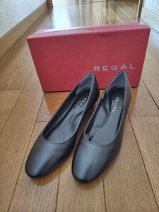 ＊REGAL　 パンプス 本革　ブラック　22.5cm　フォーマル・ビジネス・就活etc…＊試着のみ　超お買得