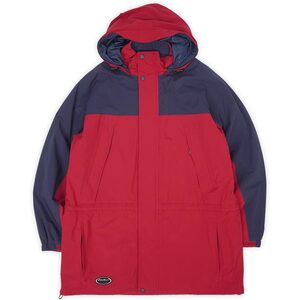 90s エディーバウアー Eddie Bauer EBTEK マウンテンパーカー ゴアテックス GORE-TEX 珍品 (-3696) レッド×ネイビー L