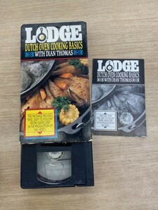 LODGE　ダッチオーブン　レシピビデオ　VHS　ビデオテープ　英語のみ　レシピカード付　レア