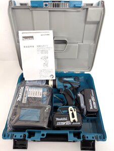 未使用 makita マキタ TP141DRGX 充電式4モードインパクトドライバ 18V 6.0Ah 108Wh バッテリ2個 充電器付きモデル《A5480