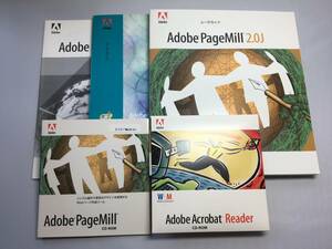 l【ジャンク】Adobe Page Mill Adobe Acrobat Reader ディスクセット