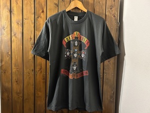 新品●ガンズアンドローゼズ　降谷 建志　着用　同プリント　ビンテージスタイル　ツアーTシャツ［XL］●ロック/ドラゴンアッシュ/GUNS