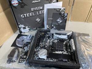 ■ASRock■第2世代AM4対応micro ATXマザー■B450M Steel Legend■中古■　★即決★