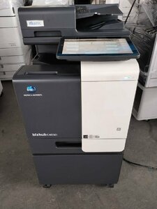 ■コニカミノルタ konica minolta bizhub C4050i A4フルカラー複合機　★カウンタ28162枚★　C・F・P・S 専用台付き【D0712Z15BH】