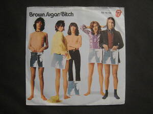 [即決][デフジャケ][ドイツ盤]★Rolling Stones - Brown Sugar / Bitch★ローリング・ストーンズ★Sticky Fingers★ブラウン・シュガー