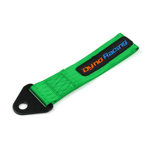 競技用牽引フック/緑GREEN｜送料180円｜DYNOロゴ入り/ドリフト/スカイラインＧＴＲ/FD3S/シビック/シルビア/AE86/コペン/ジムニー