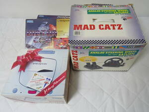 SEGA セガ・サターン 冬季限定版 クリスマスナイツ＆バーチャガン＆MAD CATZ コントローラセット