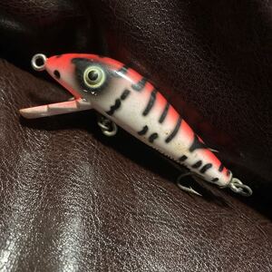 キズ有 約4g 60mm タイガー 中古 ヘドン HEDDON TIGER オールドルアー バス