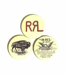 RRL 缶バッジ3個セット