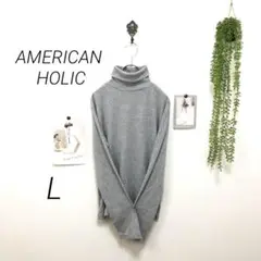 6156 AMERICAN HOLIC アメリカンホリック カットソー L