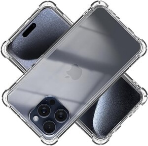 iPhone 15 Pro Max ケース クリア apple TPU 保護 カバー背面 いpほね15 ProMax ンプロテクタ