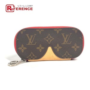 LOUIS VUITTON ルイヴィトン エテュイ リュネットGM アイウェア 眼鏡 ポーチ サングラス モノグラム メガネケース レッド【中古】