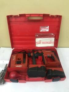 【中古品】HILTI ヒルティ 充電式ロータリーハンマードリル TE2-Aセット　IT6IDC0KR4ZO