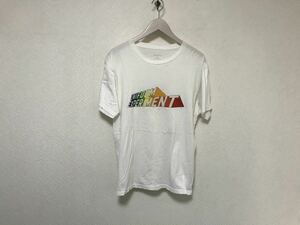 本物ホワイトラインWHITELINEユニフォームエクスペリメントソフコットンロゴプリント半袖Tシャツメンズサーフストリート1S日本製白ホワイト