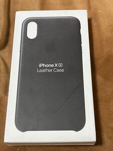 Apple アップル 純正 iPhone X / XS レザーケース・ブラック 新品