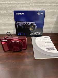 ☆ 商品説明必読【動作未確認】 Canon キャノン デジタルカメラ SX 720 HS 20.3 MEGA 24mm 本体 ボルドー色 デジカメ PowerShot