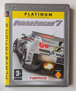 PS3 リッジレーサー7 プラチナコレクション RIDGE RACER 7 EU版 ★ プレイステーション3