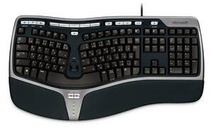 【中古】キーボード マイクロソフト 有線/USB接続 人間工学設計 Natural Ergonomic Keyboard 4000 B2M-0002