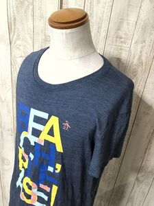 お勧め・【ロゴT】Munsingwear マンシングウェア ペンギン BEACH PLEASE Tシャツ ゴルフ L