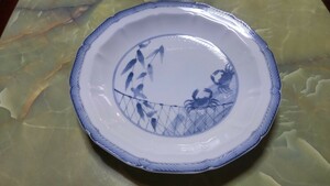 Noritake 乃りたけ印 (1973年) 蟹図案 大皿