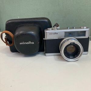 MINOLTA HI-MATIC7 1963年発売　レザーカバー付きミノルタ フィルムカメラ レンジファインダー レンズ MINOLTA HI-MATIC 