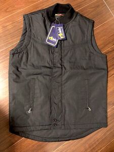 XS 新品タグ付 24AW ダービーオブサンフランシスコ ベスト Style 302 黒 Derby of San Francisco ワークベスト ブラック VEST