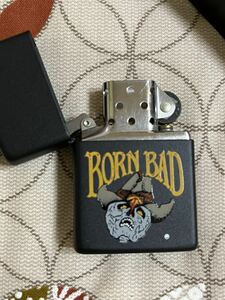 新品/ZIPPO/ジッポ/BORN BAD/ハロウィン/黒/マット仕上げ/未使用/未着火/レギュラー版/ケース付き