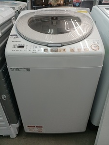 SHARP シャープ 電気洗濯乾燥機 ES-TX9A-N 2020年製 ゴールド系【中古品】 ○YR-51566○